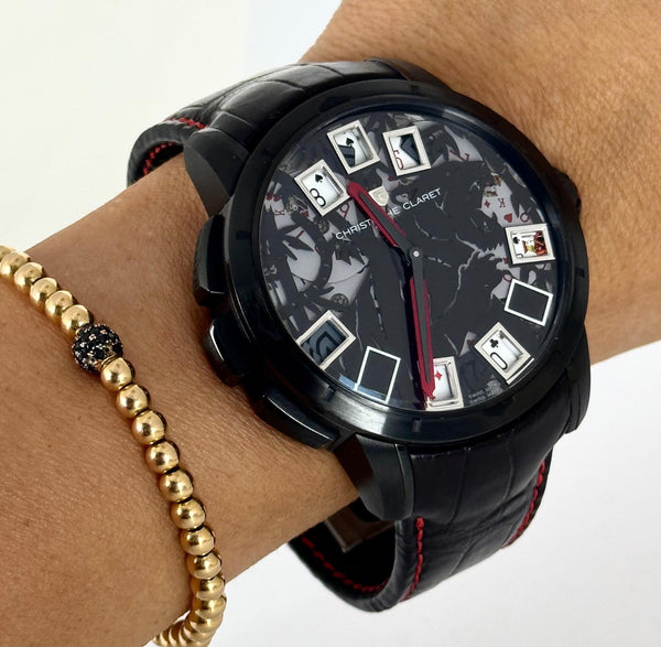 Christophe Claret Blackjack 21 PVD Full SET Limited Edition 1-21 Tiger Dial