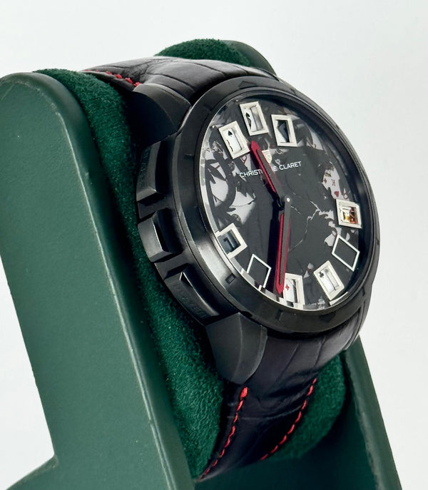Christophe Claret Blackjack 21 PVD Full SET Limited Edition 1-21 Tiger Dial