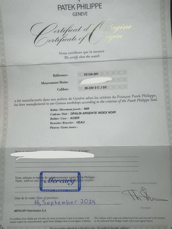 Patek Philippe Calatrava Weekly Calendar Unworn 2024 full set