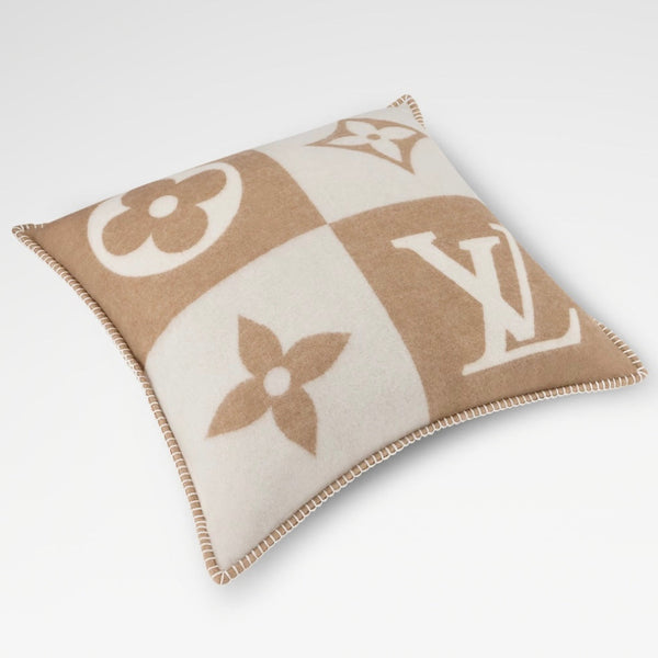 PILLOW CHECKMATE Beige