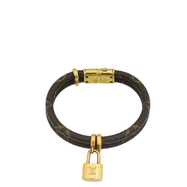Louis Vuitton Monogram Ebene Keep It Bracelet 19