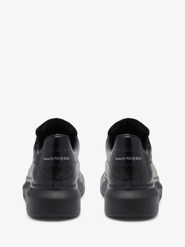 Sneaker Oversize in nero bianco Coccodrillo