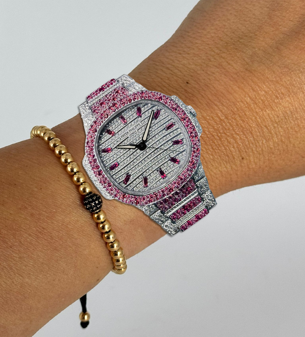 Nautilus Haute Joaillerie Red Gems Full Diamonds