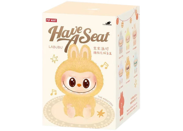 Pop Mart Labubu The Monsters Have A Seat Vinyl Plush Sealed Case (1 Blind Boxes)