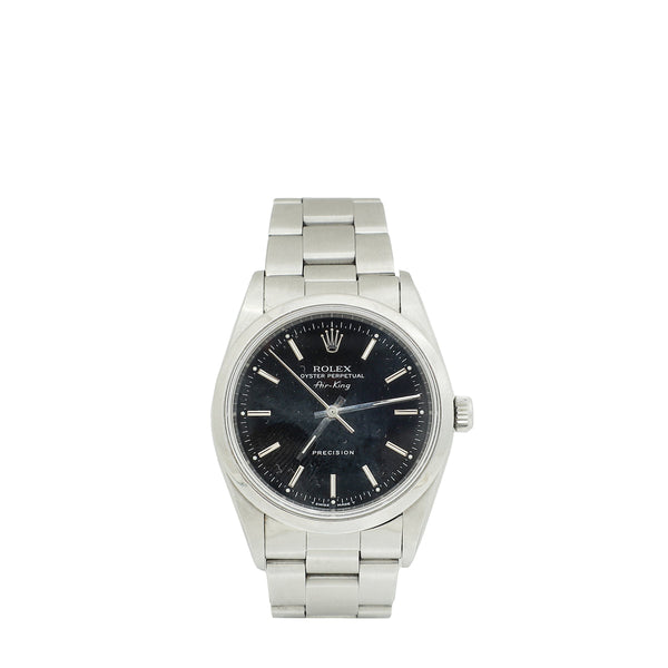 Rolex Stainless Steel Air King Oyster Perpetual 34mm Watch