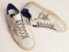 Super-Star con stella in suede e talloncino blu "ULTIMI PEZZI"