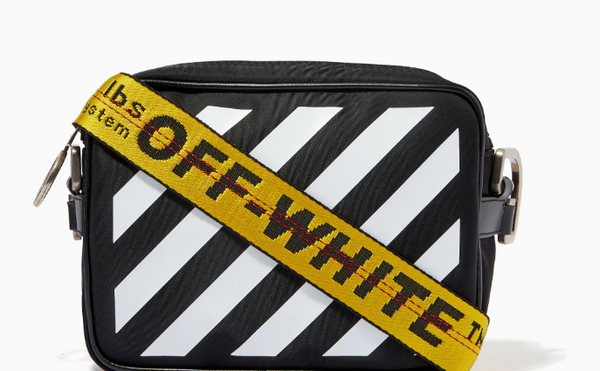 Industrial Crossbody Bag in Nylon & Leather