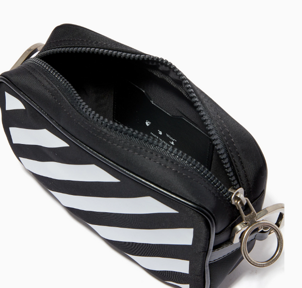 Industrial Crossbody Bag in Nylon & Leather