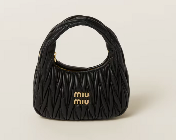 Wander hobo bag in quilted nappa