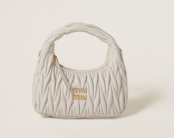 Wander hobo bag in quilted nappa