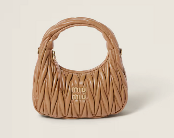 Wander hobo bag in quilted nappa