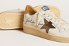 Ball Star in nappa with laminated star and crocodile leather heel tab