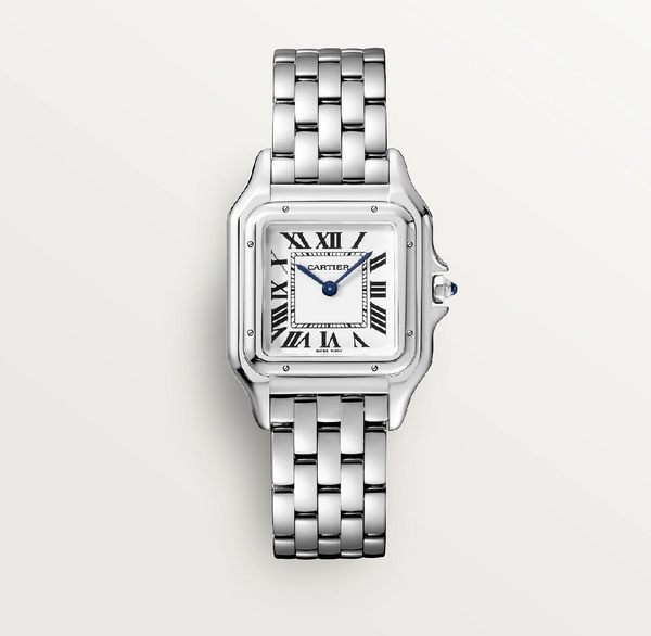 Cartier Panthère Medium Stainless Steel Quartz Watch w/ Silver Dial