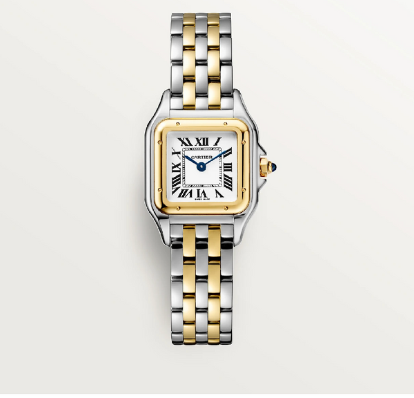Cartier Panthère Small Two-Tone Quartz Watch in 18K Yellow Gold & Steel (23mm)