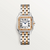 Cartier Panthère Medium Two-Tone Rose Gold & Steel – 44 Factory Diamonds Bezel