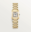 Cartier Tank Française Small Yellow Gold Quartz Diamond Crown