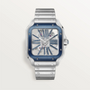 Cartier Santos de Cartier Skeleton Large Blue Steel
