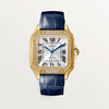 Santos de Cartier Medium Yellow Gold Diamond Bezel Automatic