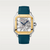 Santos de Cartier Skeleton Large Watch Steel & Yellow Gold