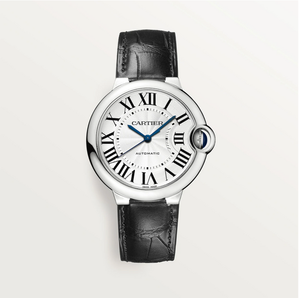 Cartier Ballon Bleu de Cartier 36mm Steel Black Alligator Automatic