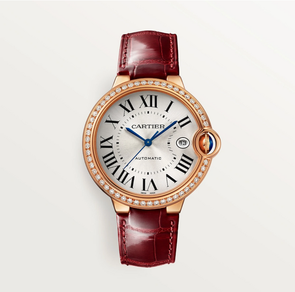 Ballon Bleu de Cartier 40mm Diamond Bezel Rose Gold Watch
