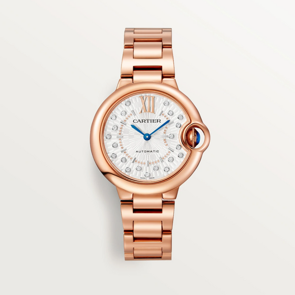 Ballon Bleu de Cartier 33mm Rose Gold Automatic Watch