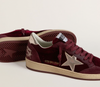 Stardan in nappa with silver laminated leather star and pink suede heel tab