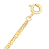 Tiffany & Co 18K Yellow Gold Double Chain Infinity Pendant Necklace