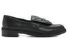 CHANEL Lambskin Quilted CC Turnlock Loafers Black