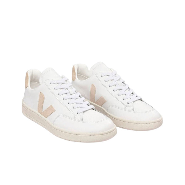 Veja - V-12 Leather White Sable