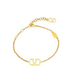 Valentino Gold Finish VLogo Signature Bracelet