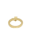 Valentino Gold Finish Garavani Mini Vlogo Signature Ring
