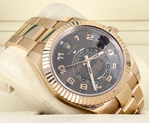 Rolex Sky-Dweller Rose Gold Choclate