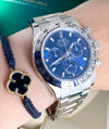 Rolex Daytona White Gold 2020 New Card Blue Dial Full set 116509