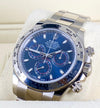 Rolex Daytona White Gold 2020 New Card Blue Dial Full set 116509