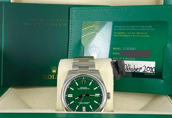Rolex Oyster Perpetual 124300 Green