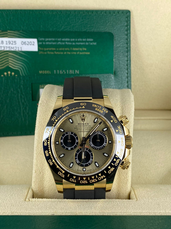 Rolex Daytona 40, 18k Yellow Gold, Full set
