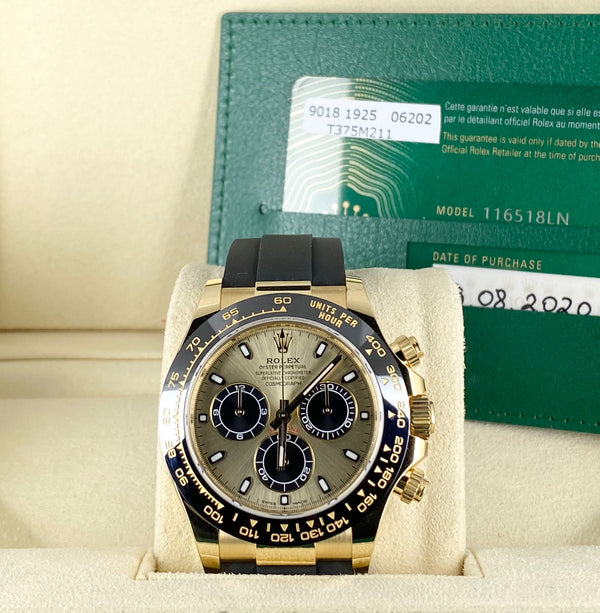 Rolex Daytona 40, 18k Yellow Gold, Full set