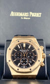 Audemars Piguet Royal Oak Chronograph, Rose Gold, Black Dial, 2016