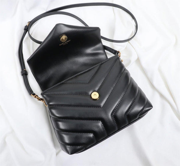 YSL LOULOU TOY BAG IN “Y” QUILTED LEATHER