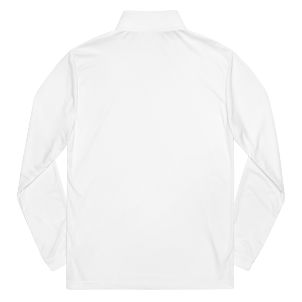 adidas x Genuine Authentic Brand Embroidered Logo Quarter Zip Pullover