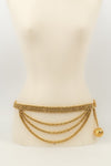Ceinture dorée Chanel