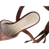 Chanel 1990s Noisette Suede Spartiates Flat Pumps en Daim Xtra Soft Sz 38
