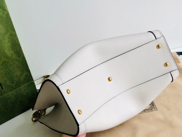 GUCCI DIANA PYTHON SHOPPING BAG MEDIUM SIZE