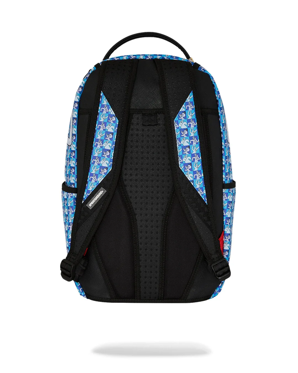 Zaino Casper per bambini Sprayground Kid blu con dettaglio logo gommato