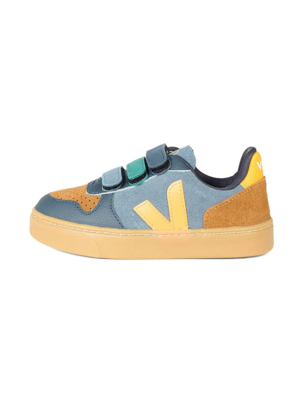 Sneakers V-10 per bambino Veja Kids multicolor in pelle