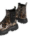 Stivali per bambina Dolce & Gabbana Kids animalier con applicazione