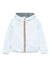 Giacca per bambini K-Way Kids Jake azzurro con design reversibile