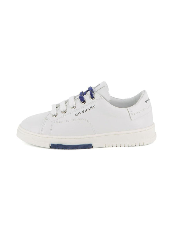 Sneakers per bambino Givenchy Kids bianche con logo goffrato