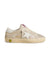 Sneakers Super Star per bambina Golden Goose Kids oro con chiusura frontale con lacci